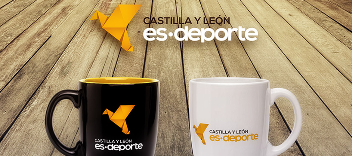 Castilla y Leon es deporte -ads- diseño grafico, marca