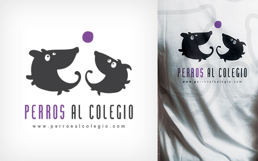 Taza corporativa para Perros al colegio